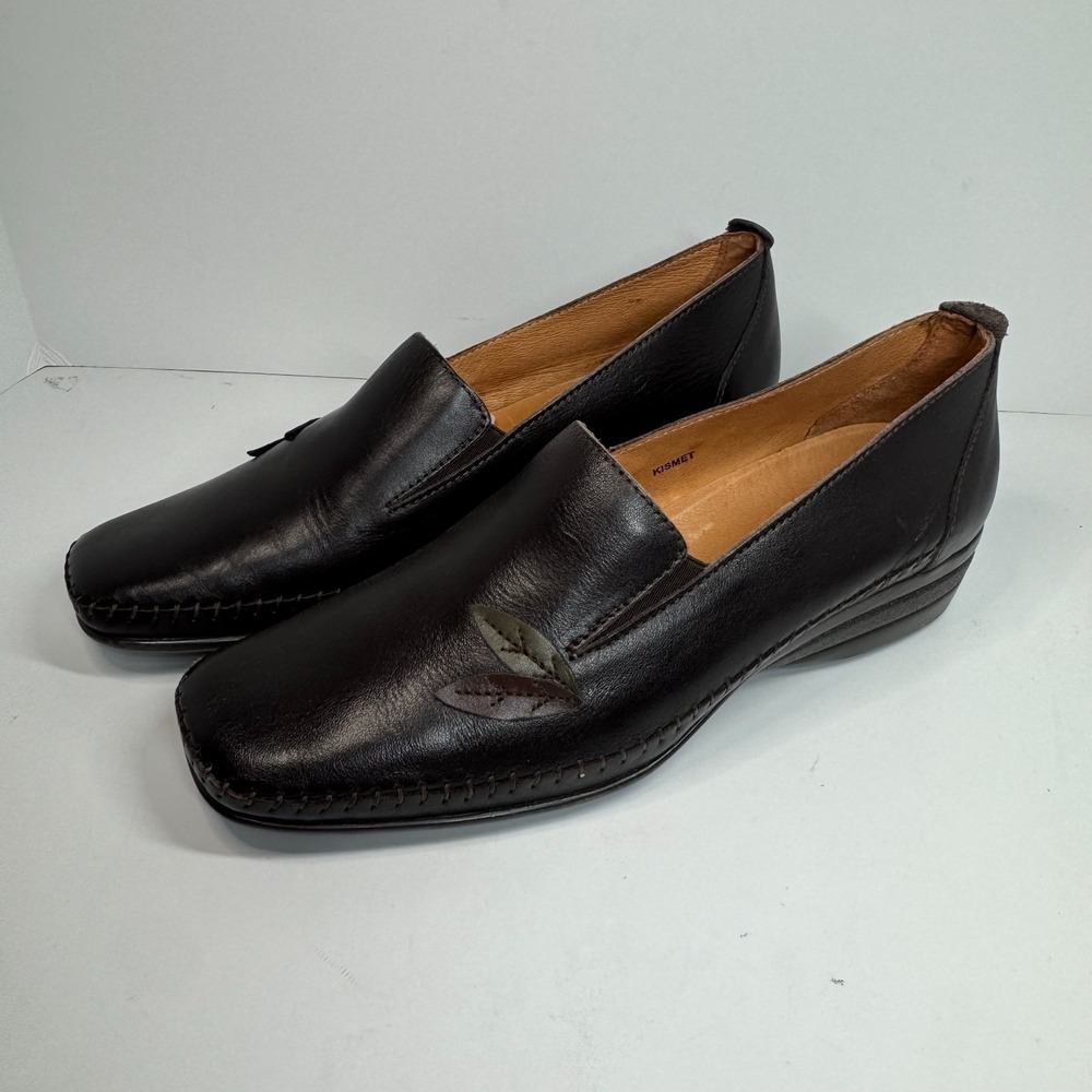 Spring Step Kismet Slip-On Loafers Brown Leather Women's Comfort EU 42  US 11 - Picture 2 of 10